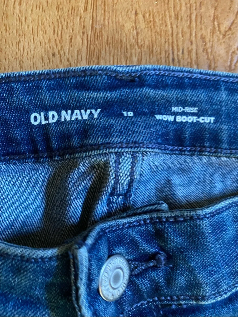 NWT Old Navy Mid-Rise Wow Boot-Cut Jeans Size 18 Western Festival